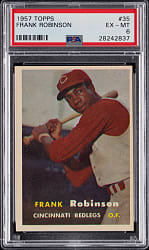 1957 Topps #35 Frank Robinson Rookie PSA EX-MT 6