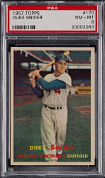 1957 Topps #170 Duke Snider PSA NM-MT 8