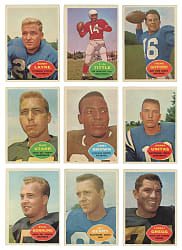 1960 Topps Football Complete Set (132)