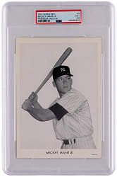 1951 Wheaties Premium Photos #G Mickey Mantle Rookie PSA VG+ 3.5