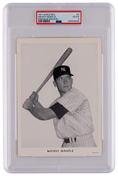 1951 Wheaties Premium Photos #G Mickey Mantle Rookie PSA VG-EX 4