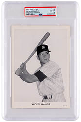 1951 Wheaties Premium Photos #G Mickey Mantle Rookie PSA VG-EX 4