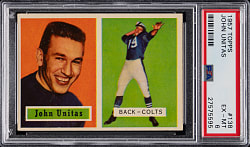 1957 Topps Football #138 Johnny Unitas Rookie PSA EX-MT 6