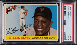 1955 Topps #194 Willie Mays PSA VG-EX 4