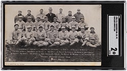1906 V.O. Hammon Pub. Co. World Series Champions Chicago White Sox Postcard SGC GOOD 2