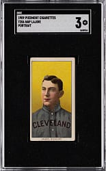 1909-1911 T206 White Border Nap Lajoie Portrait SGC VG 3
