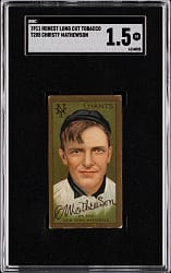1911 T205 Gold Borders Christy Mathewson SGC FAIR 1.5