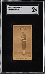 1887 N172 Old Judge #163-4 Silver Flint SGC GOOD 2