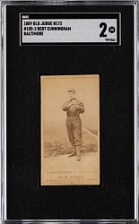 1889 N172 Old Judge #105-2 Bert Cunningham SGC GOOD 2
