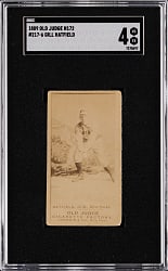 1889 N172 Old Judge #217-6 Gil Hatfield SGC VG/EX 4
