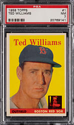 1958 Topps #1 Ted Williams PSA NM 7