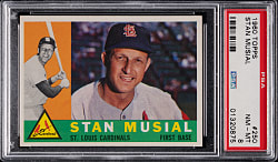 1960 Topps #250 Stan Musial PSA NM-MT 8