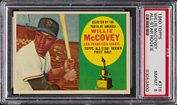 1960 Topps #316 Willie McCovey Rookie PSA NM-MT 8