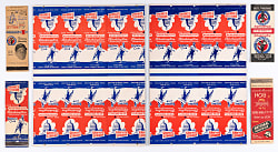 1951-1959 Washington Senators Matchbook Collection with 1951 & 1952 Uncut Schedule Sheets
