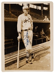 1934 Dizzy Dean Boldly Signed News Service Photograph With Full JSA LOA