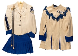 1960s Baltimore Colts Marching Band Majorette/Choreographer Bonnie Cunningham Uniform Ensemble Collection (9) with LOP