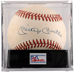 Mickey Mantle Single-Signed Baseball - PSA/DNA Overall 8.5