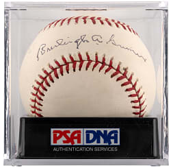 Burleigh A. Grimes Single-Signed Baseball - PSA/DNA Overall 8.5
