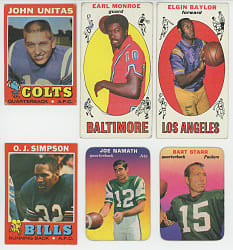 1958-1978 Basketball & Football Collection (232) with Several Hall of Famers