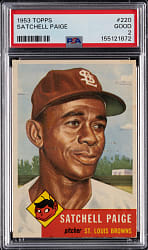 1953 Topps #220 Satchel Paige PSA GOOD 2