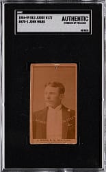 1887 N172 Old Judge #478-1 John Ward Portrait SGC Authentic