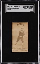 1887 N172 Old Judge #78-5 John Clarkson Chicago SGC Authentic