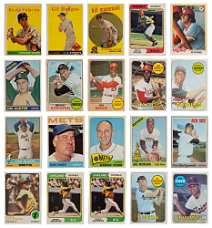 1954-1979 Baseball Singles Collection (420) with (150+) Hall of Famers & Several Stars