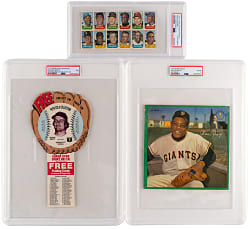 1940-1977 Oddball Collection with (5) Graded & Hall of Famers Including Mickey Mantle & Willie Mays - (99 Total Items)