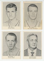 1955 Ashland/Aetna Oil Basketball Partial Set (64/96) with Near Kentucky Wildcats Team Set & Hot Rod Hundley - Clean!