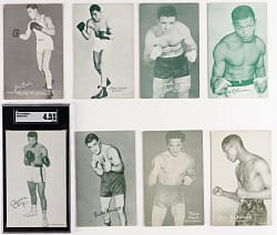 1940s-1960s Boxing Exhibits Collection (117) Different with SGC VG/EX 4.5 Cassius Clay Rookie!