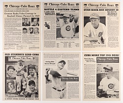 1945-1952 Chicago Cubs News Collection (28) Different