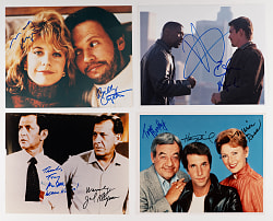 Hollywood Co-Star Multi-Signed 8x10 Photos (12) with "Training Day", "Happy Days", "The Odd Couple" & "When Harry Met Sally"