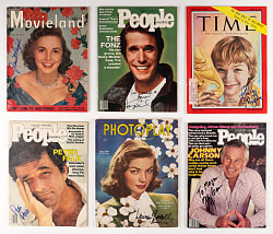 1950s-1970s Signed Actors/Actresses/Entertainers Magazine Group (24)