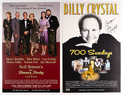Signed Theater Play Broadside Collection (37) with Billy Crystal, John Ritter, Andrew Lloyd Weber & More