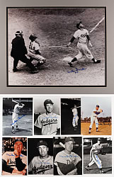 Duke Snider Signed Photograph Collection (31) All Different Poses/Sizes with (4) Dual-Signed