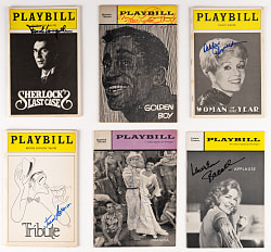 1940s-1980s Signed Playbill Collection (59) with Sammy Davis Jr. & Lauren Bacall - Loaded!