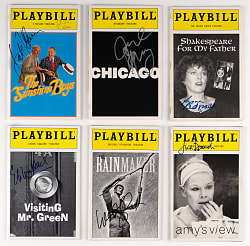 1990s-2000s Signed Playbill Theater Programs Hoard (125+) Loaded