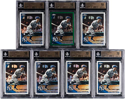 2010 Topps Chrome Wrapper Redemption #223 Lou Gehrig Refractors BGS PRISTINE 10 Graded (7) with Green Refractor