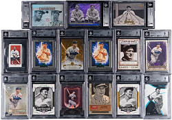 2010-2022 Lou Gehrig BGS MINT 9 Graded Collection (29) with Low Numbered Inserts