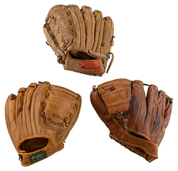 1950s-1960s Willie Mays MacGregor Store Model Fielders Glove Trio