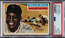 1956 Topps #130 Willie Mays PSA NM-MT 8 (oc)
