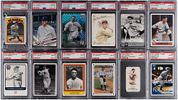1985-2022 Lou Gehrig PSA GEM MINT 10 Graded Collection (24)