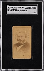 1887 N370 Lone Jack Cigarettes Ulysses S. Grant SGC Authentic