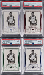 2016 National Treasures Collegiate Flawless #18 Jackie Robinson PSA MINT 9 or GEM MINT 10 Complete Rainbow Set (4)