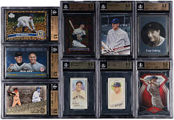 1985-2020 Lou Gehrig BGS GEM MINT 9.5 Graded Collection (30) with Inserts