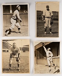 1910s-1930s Minor League Photos (13) & Stadium Postcards (4) with (6) Pacific Coast League and Al Simmons