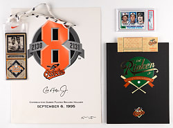 Cal Ripken Jr. Ephemera Collection (5) with Signed 1982 PSA Rookie Card