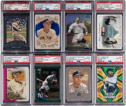 2001-2022 Lou Gehrig PSA GEM MINT 10 Graded (8) Numbered Inserts - All Population 5 or Lesser