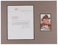 1963 Branch Rickey Signed Letter on St. Louis Cardinals Letterhead Matted Display with Full JSA LOA