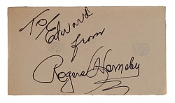 Rogers Hornsby Bold Cut Signature with Full JSA LOA